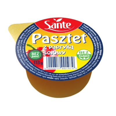 PASZTET SOJOWY Z PAPRYKĄ 113G