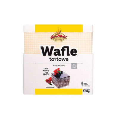 Wafle tortowe kwadratowe